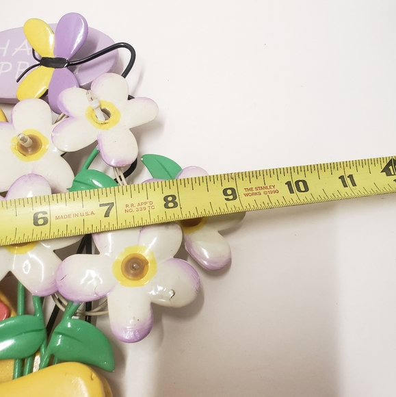 Vintage Winnie the Pooh Spring Flower Light Wall Hanging Vive Le Printemps - Picture 8 of 12